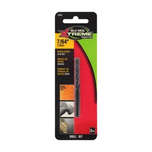 Blu-Mol Xtreme 7/64 in. High Speed Steel Drill Bit 1 pk - 1 of 2