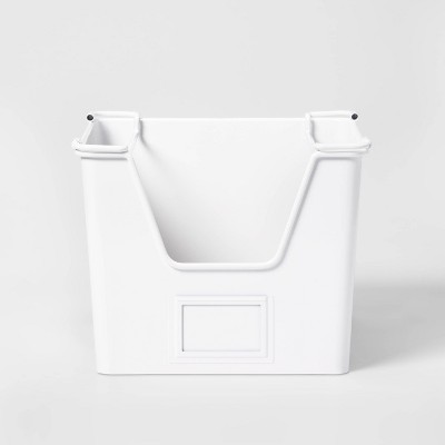 Image of Small Metal Stackable Kids' Storage White - Pillowfort™