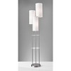 68" Trio Floor Lamp Silver - Adesso - image 2 of 4