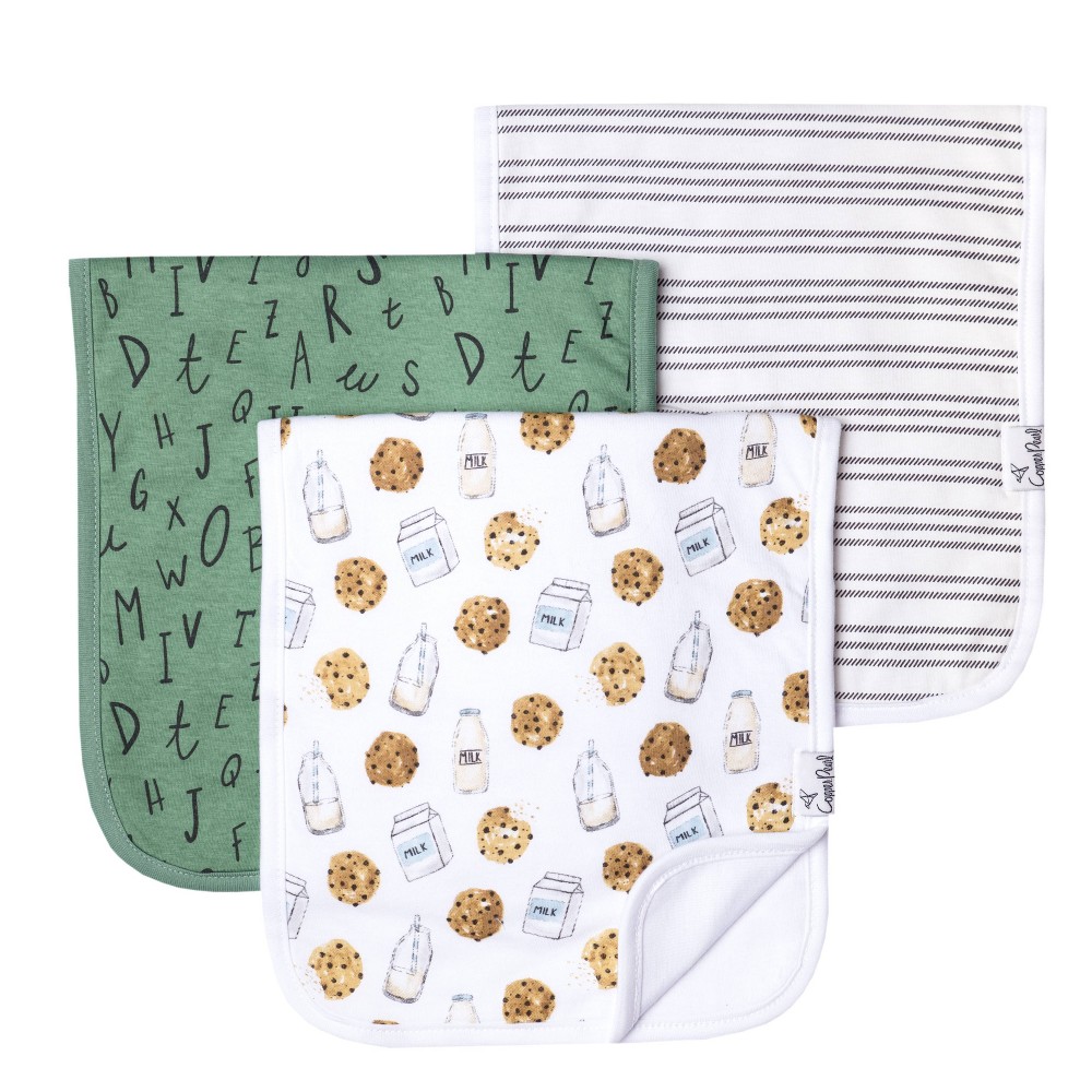 Photos - Other for feeding Copper Pearl Burp Cloths - Chip - 3pc