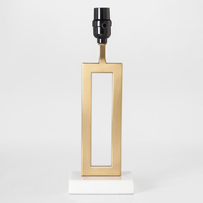 Weston Window Small Lamp Base Brass - Project 62™