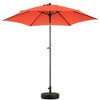 KTMBDW 9' Round Steel Market Umbrella, Outdoor Table Umbrella, Crank Lift, Auto Tilt, for Deck, Backyard, Pool (Base Not Included) - 4 of 4