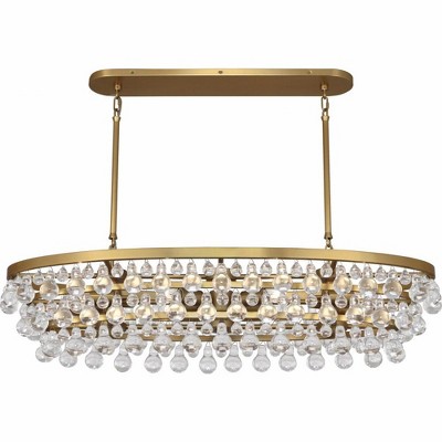 Robert Abbey Lighting Bling - Light Chandelier in  Antique Brass