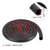 Unique Bargains D-Shape Self-Adhesive Foam Rubber Soundproof DIY Weather Seal Strip - 2 of 4