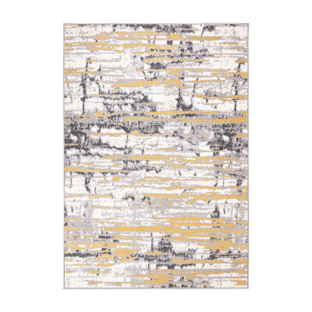 World Rug Gallery Vintage Abstract Modern Area Rug: Indoor Runner, Low Pile, Stain-Resistant