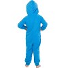 DC Comics Toddler Kids Superhero Character Hooded Union Suit Footless Pajamas - 2 of 4