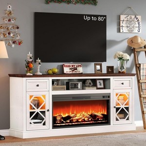 70" Large LED Media Entertainment Center for 80" TVs - 1 of 4