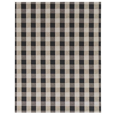 6' X 8' Sisal Outdoor Rug Brown/black - Foss Floors : Target