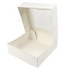 O'Creme White Pie Box, with Window, 8 x 8 x 2.5 Inch Deep - Pack Of 5 - 3 of 3