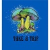 Natural World Take A Trip Mushrooms Long Sleeve Adult Hooded Sweatshirt - 2 of 2