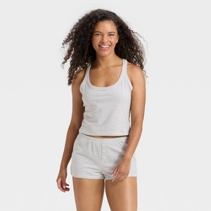 Women's Jersey Tank Top and Shorts Pajama Set - Wild Fable™ - 1 of 4