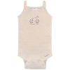 Gerber Baby Girls' 4-Pack Sleeveless Onesies Bodysuits - 4 of 4