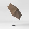 9' Round Outdoor Patio Market Umbrella with Black Pole - Threshold™ - 3 of 4