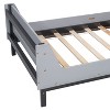 NicBex Twin Size Daybed with Storage Wooden Day Bed Frame with Book Storage Rack for Apartment and Bedrooms - 4 of 4