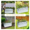 Sunnydaze Galvanized Rectangle Raised Garden Bed - 4 of 4