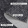 Washable Area Rug Modern Braided Printed Non Slip Non Shedding Rug Indoor Non-Shedding Stain-resistant Floor Cover - 4 of 4