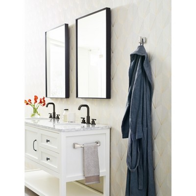 Polished Nickel Wall Mounted Towel Bar 10.75"