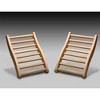Dynamic Saunas Canadian Hemlock Ergonomic Wooden S-Shaped Sauna Backrest, 2 Pack - 2 of 2