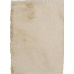HomeStock Maven Faux Rabbit Sand 8x10, Hand Tufted, Transitional - 1 of 4