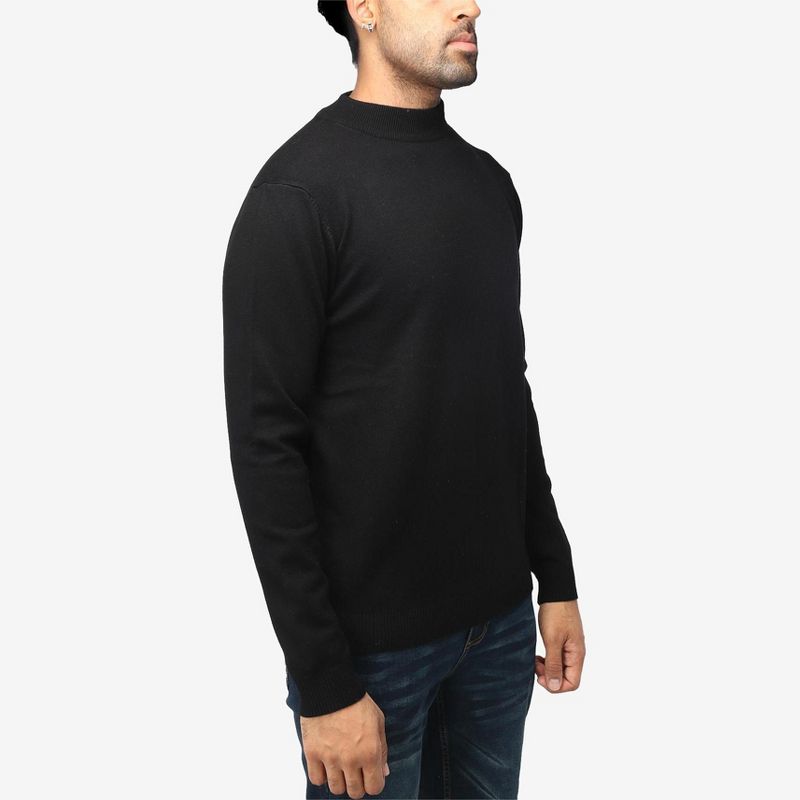 X RAY Men's Soft Slim Fit Turtleneck, Mock Neck Pullover Sweaters for Men(Big & Tall Available), 3 of 7