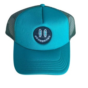 Women's Glam Grin Ponytail Mesh Trucker Hat - 2FlyCo - 1 of 3