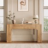 47-Inch Long Console Table, Wooden Rectangular Sofa Table Behind The Couch, Farmhouse Entryway Tables for Bedroom, Living Room - 4 of 4