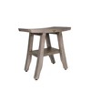 CoastalVogue 18" Satori GR167 Wide Teak Shower Bench with Shelf - 2 of 4