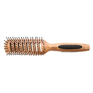 Bass Brushes Style & Detangle Hair Brush Premium Bamboo Handle with Professional Grade Nylon Pin 7 Row Vented - 1 of 4