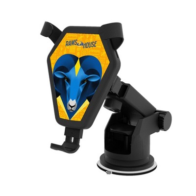 Keyscaper Los Angeles Rams 2024 Edition 10-Watt Wireless Car Charger