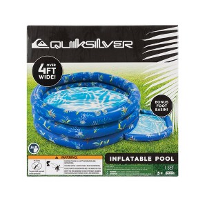 Quiksilver 3 Ring Inflatable Pool with Basin - 1 of 4