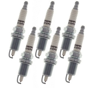 Champion 6 Pack of Genuine OEM (955S) Spark Plugs # XC12PEPB-6PK - 1 of 1