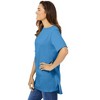 Woman Within Perfect Short-Sleeve Boatneck Tunic - 4 of 4