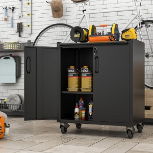 ORRD Heavy-Duty Mobile Tool Cabinet with Wheels, Steel Garage Storage for Workshop & Home Organization, Lockable Drawers - 1 of 4