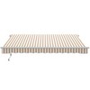 Resenkos Patio Awning, Outdoor Sun Shade Shelter Cover Awnings,12' x 10' Retractable Awning Patio Awnings Sun Shade Shelter with Manual Crank Handle, - 3 of 4