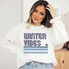 Simply Sage Market Women's Graphic Sweatshirt Winter Vibes Stripes - 3 of 3