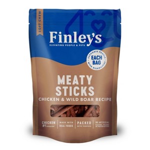 Finley's Pork and Chicken Flavor Jerky Dog Treats - 12oz - 1 of 4