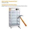 Commercial Food Warmer Display, Countertop Pastry Warmer, Pizza Warmer Cabinet with 3D Heating - 3 of 4