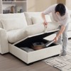 FONTOI Ottomans Footrest to Combine with 2 Seater Sofa, 3 Seater Sofa and 4 Seater Sofa, Beige, 32.67"*18.11"*36.61" - 2 of 4