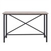 Black and Gray Oak Desk - Henn&Hart - 4 of 4