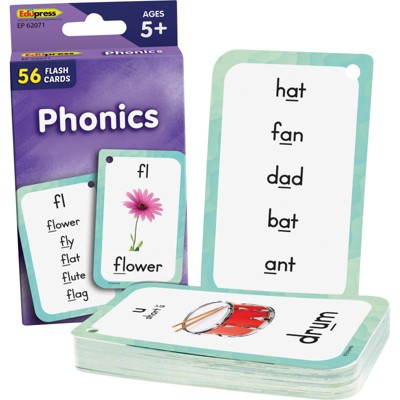 Teacher Created Resources Phonics Flash Cards : Target