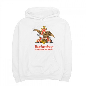 Mens Budweiser King of Beers Eagle Logo Hoodie - 1 of 2