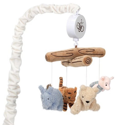 Lambs & Ivy Jungle Friends Musical Baby Crib Mobile Animals Soother Toy