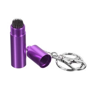 Unique Bargains Snooker Billiard Pool Cue Tip Shaper Pool Cue Stick Tip Repair Billiard Cue Care Accessory with Keychain - 1 of 4