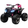 Aosom 12V Kids ATV Ride-on Four-Wheeler Toy Car with Music, Realistic Headlights, Wide Wheels, Rechargeable Battery-Powered for Boys Girls - 4 of 4