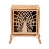bali & pari Danna Modern Bohemian Natural Brown Rattan Nightstand - 4 of 4
