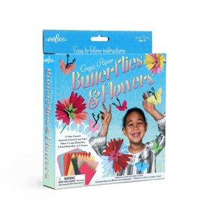Crepe Paper Butterflies & Flowers Kit