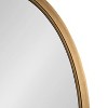 Kate and Laurel Hogan MDF Oval, 24x36, Gold - 2 of 4