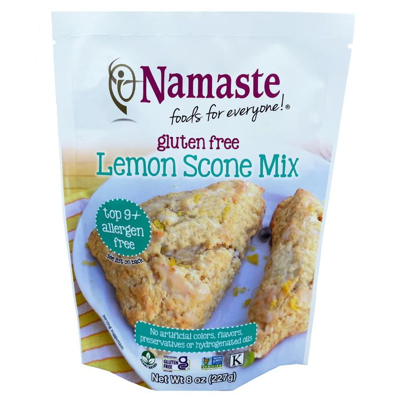 Namaste Foods Gluten Free Lemon Scone Mix - Case of 6/8 oz, 2 of 4