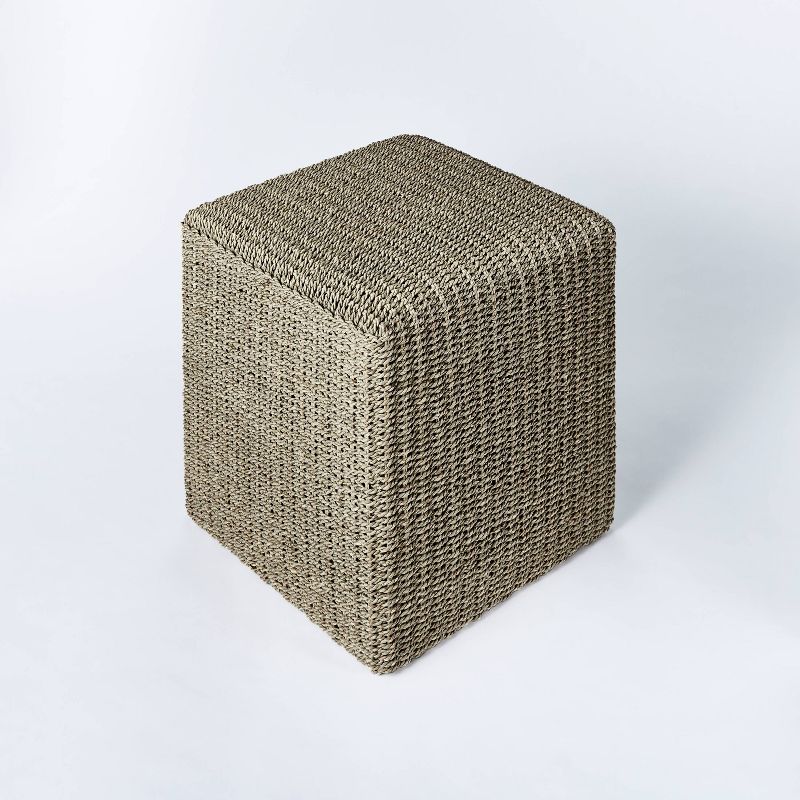 Lynwood Square Woven Cube Natural - Threshold&#8482; designed with Studio McGee, 5 of 13