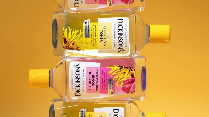 Dickinson&#39;s Enhanced Witch Hazel with Rosewater Alcohol-Free 98% Natural Formula Hydrating Toner - 16 fl oz, 2 of 8, play video